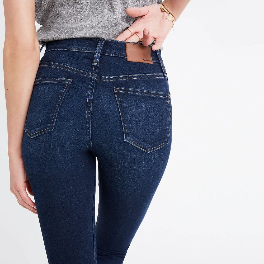 Madewell l 10" High-Rise Skinny Jeans in Hayes Wash